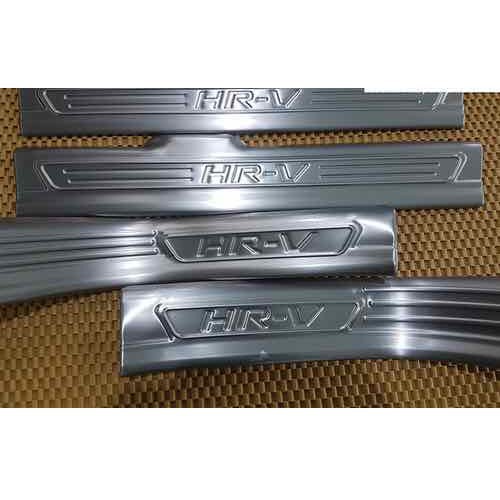 Chống trầy bậc cửa Honda HRV 2019-2020-2021, Inox, bên Trong