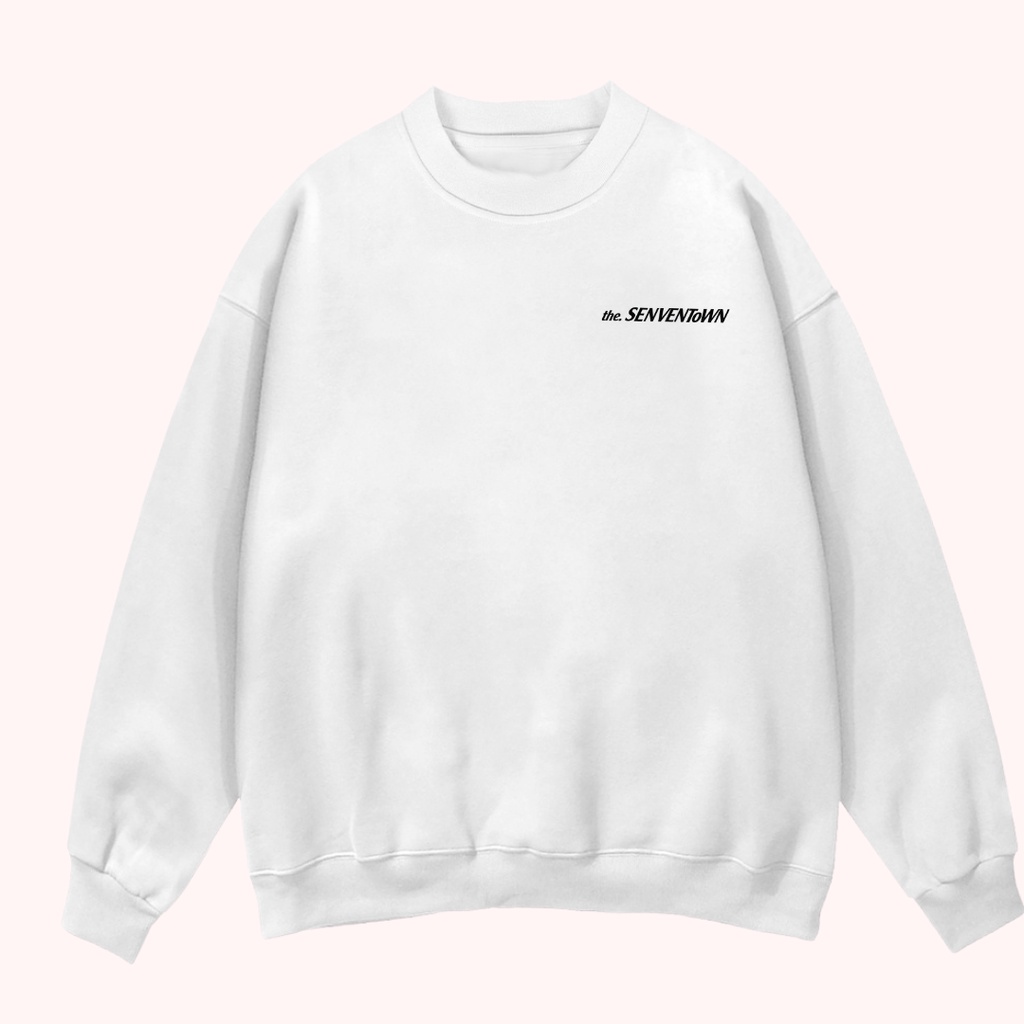 Áo nỉ nam nữ sweater mùa đông senven dáng rộng cực hót in senventown