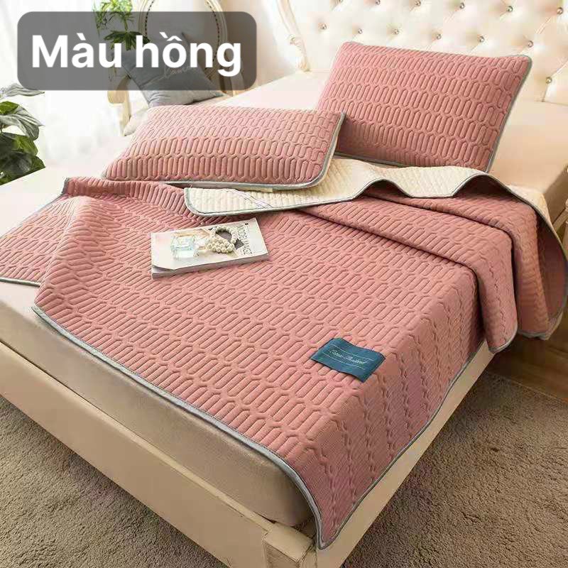 Chiếu mát điều hòa, chiếu cao su non latex, chiếu nằm cho bé  hàng Thái dày mát 1m6x2m, 1m8x2m , 2mx2m2.