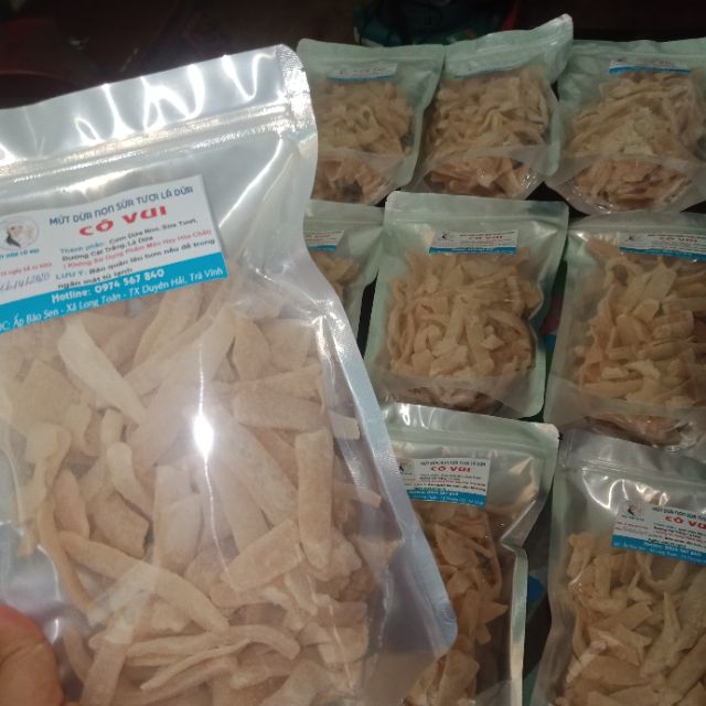 Mứt dừa non sữa tươi lá dứa. GIÁ 75k/  500g | BigBuy360 - bigbuy360.vn