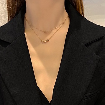 Dây Chuyền Thép Titan Thiết Kế Đơn Giản Phong Cách Âu Mỹ Mới