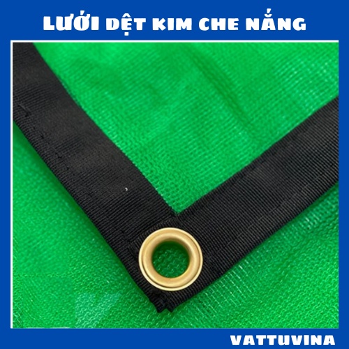 Lưới dệt kim che nắng, Màu xanh (May 2 lớp lưới), kích thước 2m X 1m   - Kim khí Vật tư Vina