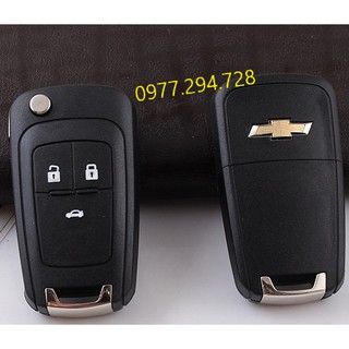 Vỏ chìa khóa gập Chevrolet cruze, Lacetti 3 nút - sỉ ib