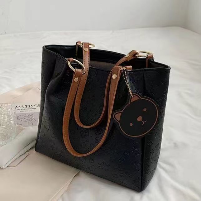 Túi Tote Đeo Vai / Xách Tay Cỡ Lớn In Họa Tiết Thời Trang 3 Kiểu Tùy Chọn