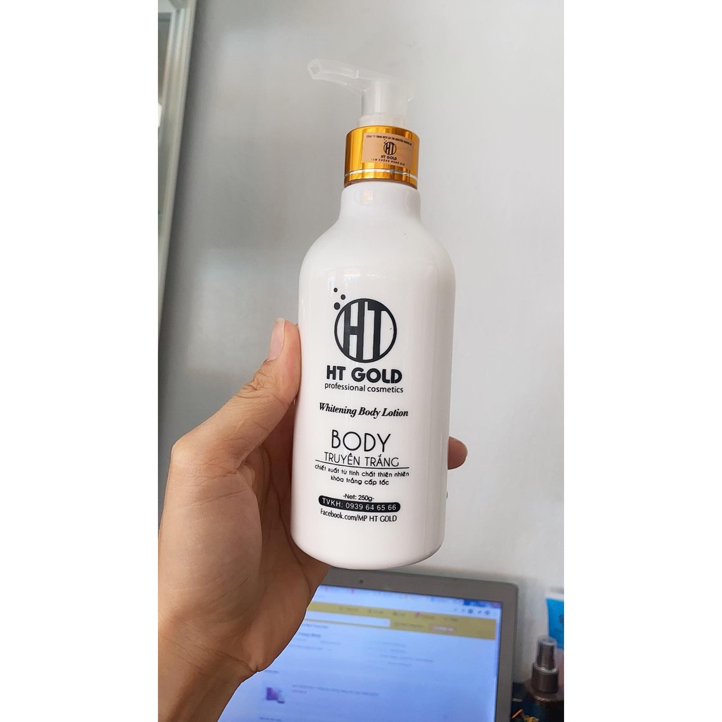 Kem Trắng Da Toàn Thân Body Truyền Trắng HT GOLD 250g