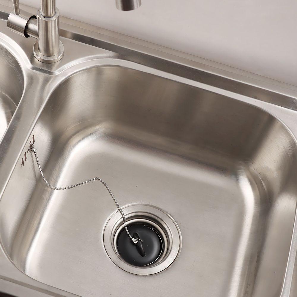 PISTA Vỏ Bọc Cống Thoát Nước Bồn Rửa Chén Hình Tròn Siêu Bền Kèm Dây Xích Tiện Dụng
