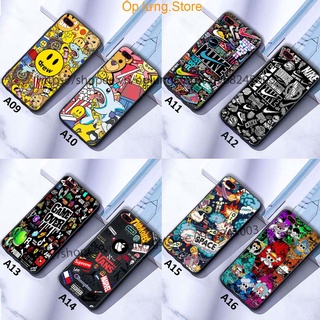 Ốp lưng Iphone 7 / 8 / 7 Plus / 8 Plus in hình thương hiệu thời trang đa sắc cá tính cạnh viền vuông
