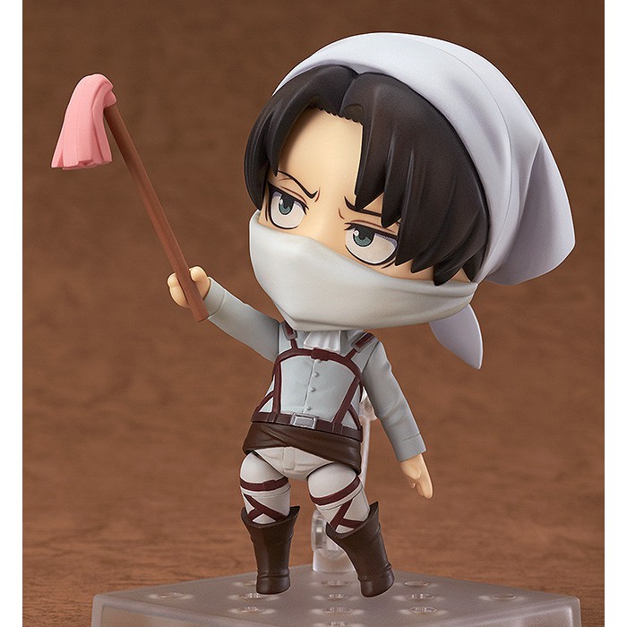 Mô hình Eren và Levi phiên bản dất sét - Attack on titan