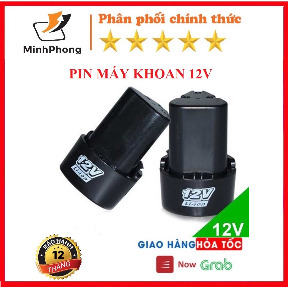 Pin 12V, 16.8V, 21V, 25V sử dụng cho máy khoan pin cầm tay