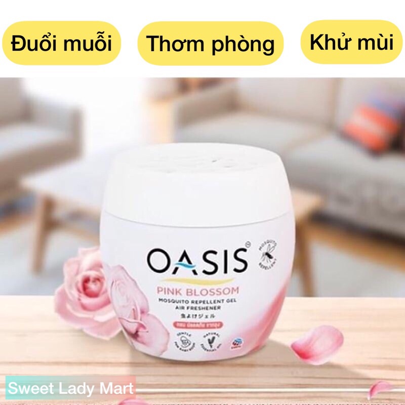 Sáp Thơm Đuổi Muỗi OASIS Chính Hãng Thái Lan Hộp 180g