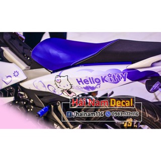 Tem Trùm Exciter 150 Trắng Tím HelloKitty