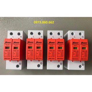 Chống sét lan truyền ac 2p 40ka - 4p 40ka -tbđ - cắt sét ac 1 pha , 3 pha