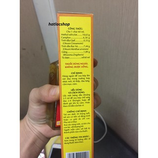 Dầu nóng mặt trời OPC 60ml