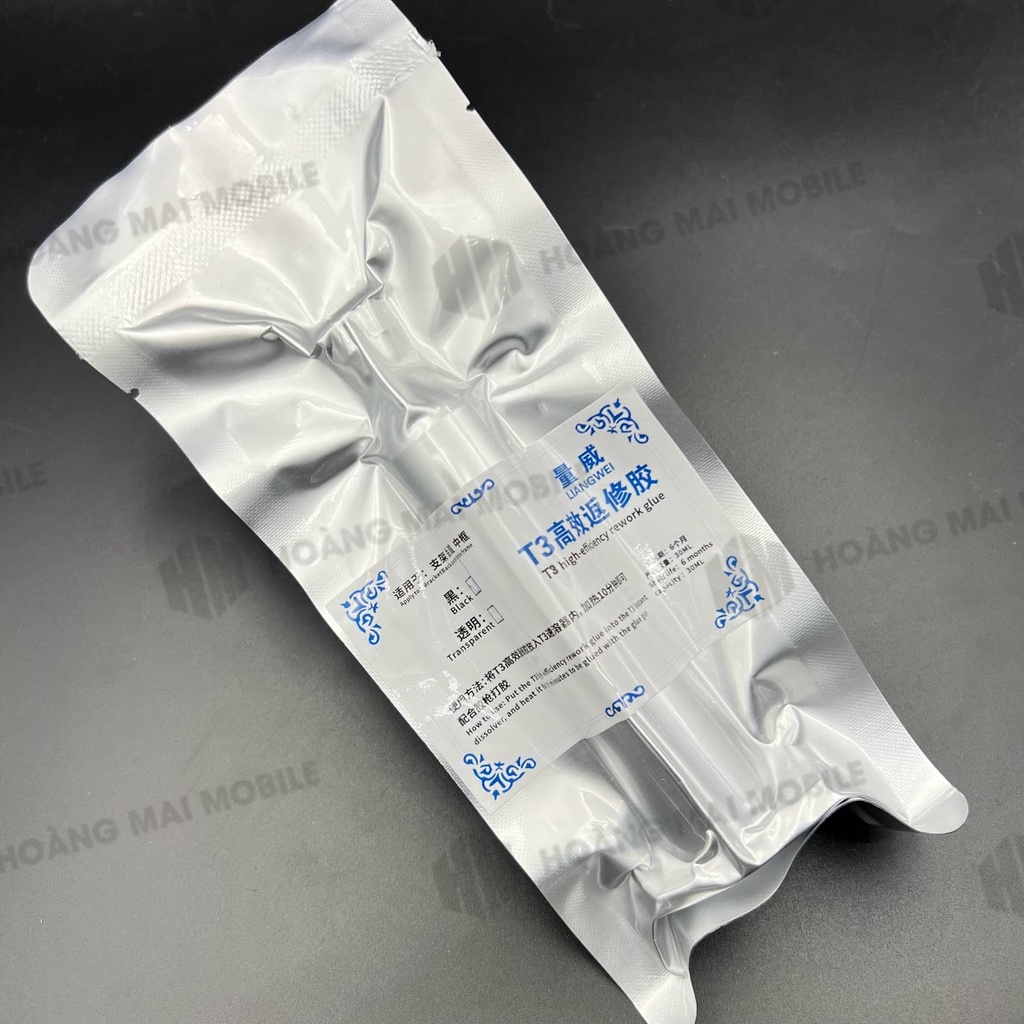 Keo nhiệt T3 (Kèm túi đầu đẩy và đầu kim - chưa bao gồm súng nhiệt)