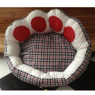 Nệm ổ giường chó mèo thú cưng hàng loại 1 cao cấp dấu chân size đại đủ màu