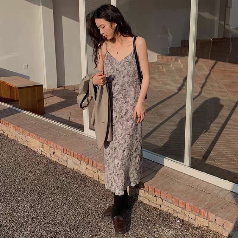 đầm hai dây loang mùa hè | BigBuy360 - bigbuy360.vn