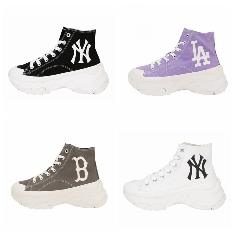 New York Yankees canvas shoes women's Platform shoes