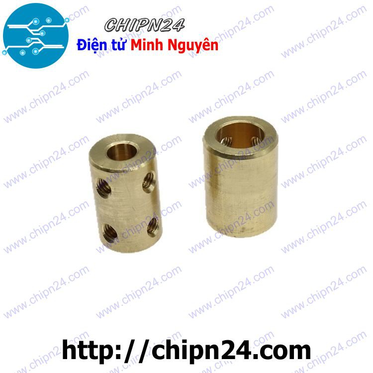 [1 CÁI] Khớp Nối Trục 7mm-7mm (tặng Cây Mở Lục Giác M4)