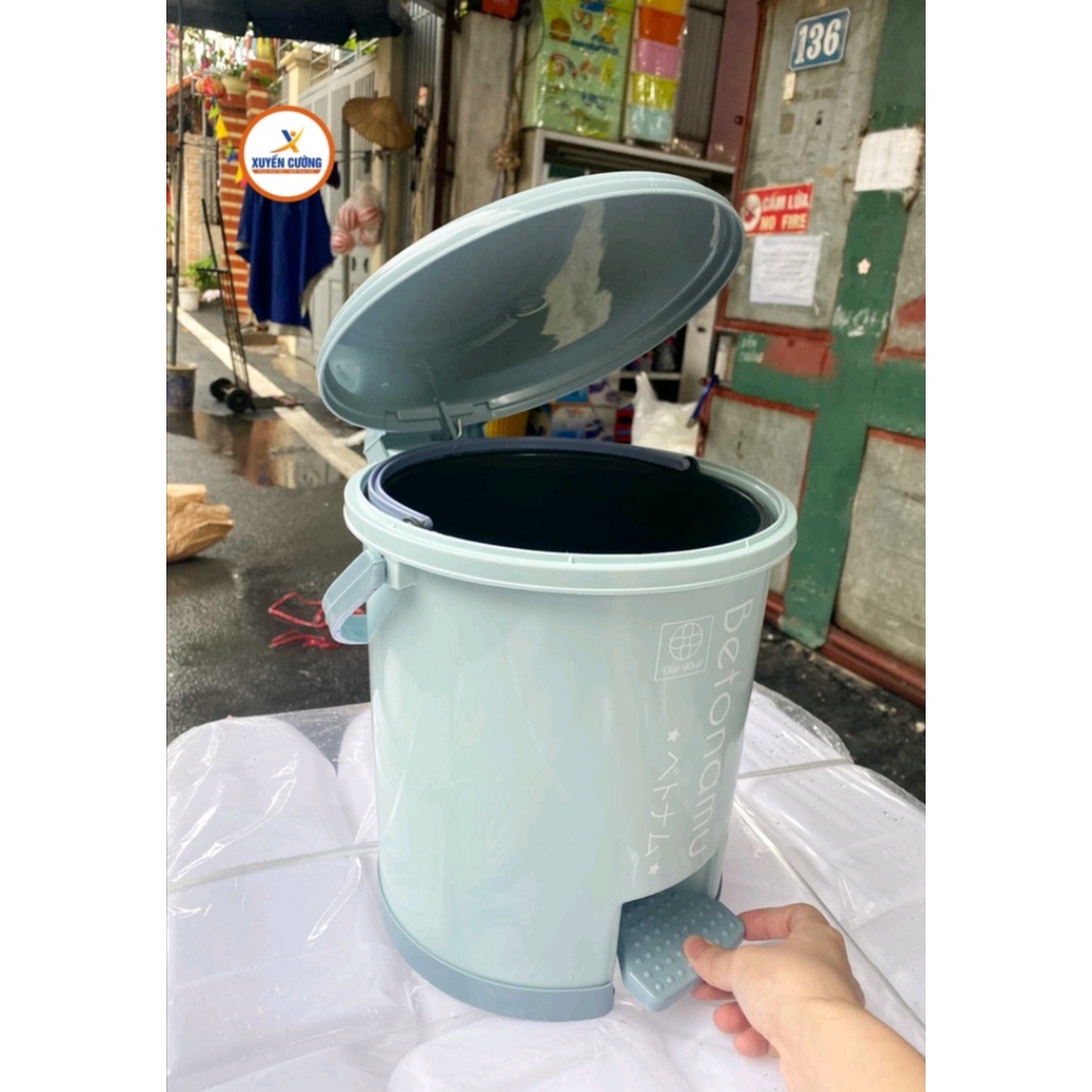 Thùng rác tròn 5 Lít nhựa việt nhật cao cấp. Hàng Việt Nam chất lượng cao