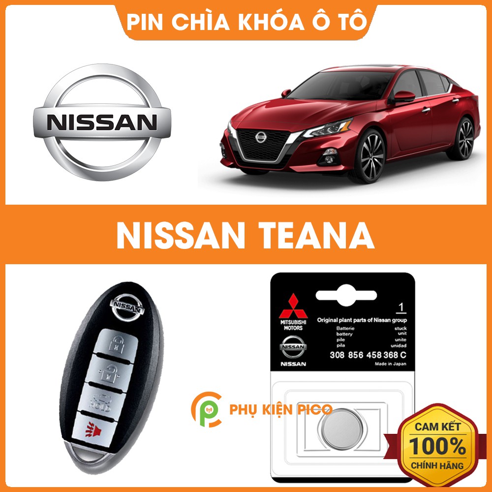 Pin chìa khóa ô tô Nissan Teana chính hãng sản xuất theo công nghệ Nhật Bản – Pin chìa khóa Nissan Teana