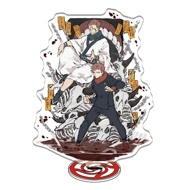 Mô hình nhân vật Jujutsu Kaisen đứng bằng acrylic để bàn trang trí