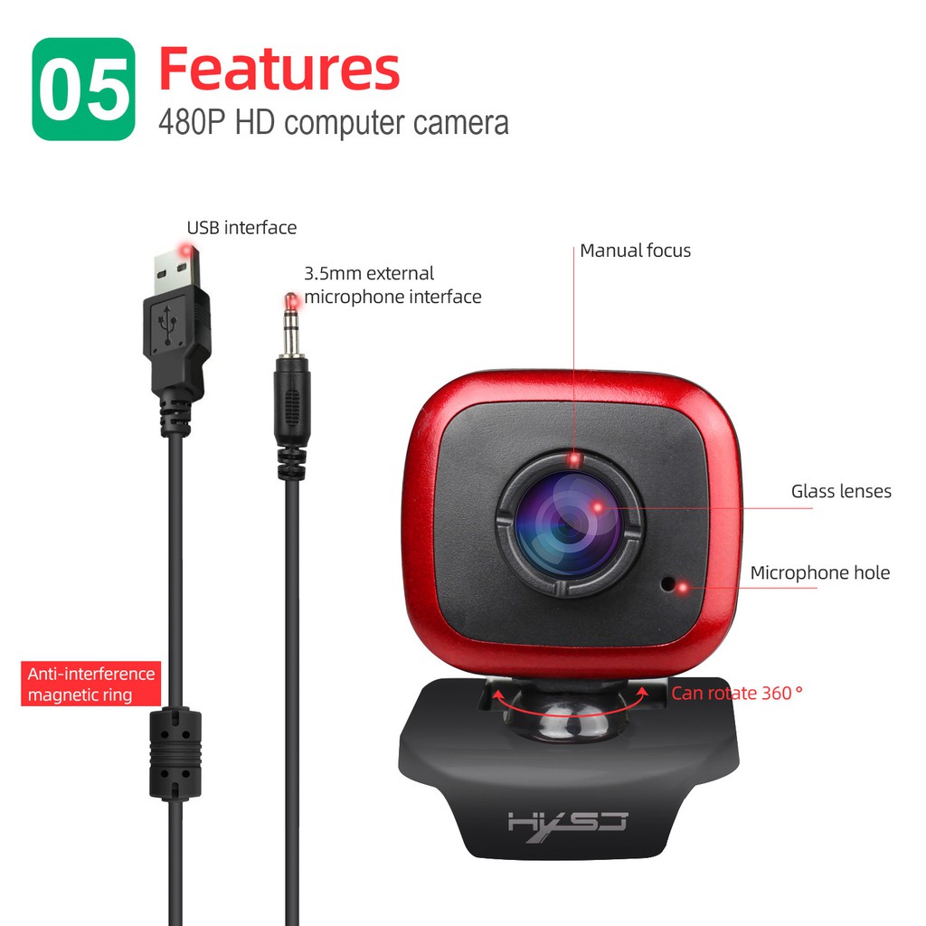 Bộ Micro Gắn Máy Tính 480p Hd Chuyên Dụng | BigBuy360 - bigbuy360.vn