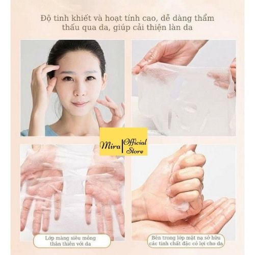 Mặt Nạ Giấy Dưỡng Ẩm Kim Cương FV TÁI TẠO DA, CĂNG MỊN TƯƠI SÁNG TRẮNG DA Miraa shop