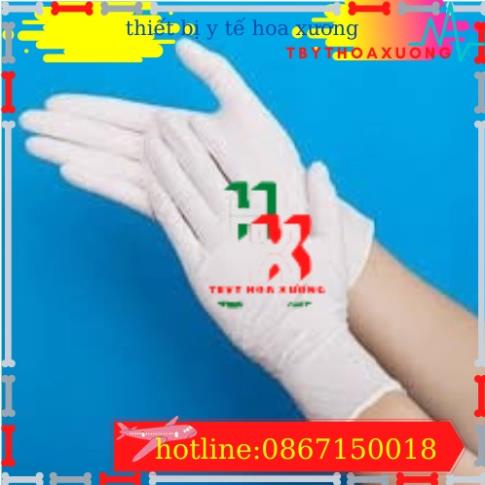 [Hàng Chính Hãng] Com Bo 5 Hộp Găng Tay Y Tế Có Bột Các Size TOPCARE Nhập Khẩu Malaysia Hộp 100 Cái