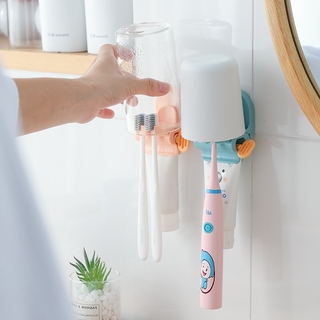 High-quality and convenient toothbrush holder with toothpaste squeezer.