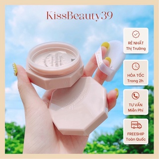 Phấn Phủ Kiềm Dầu hình lục giác màu hồng - Dưỡng Mịn Da Dạng Bột Lameila NO5074