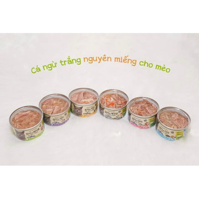 Pate  cho mèo MEOWOW TUNA WHITE- súp thịt cá ngừ trắng nguyên miếng