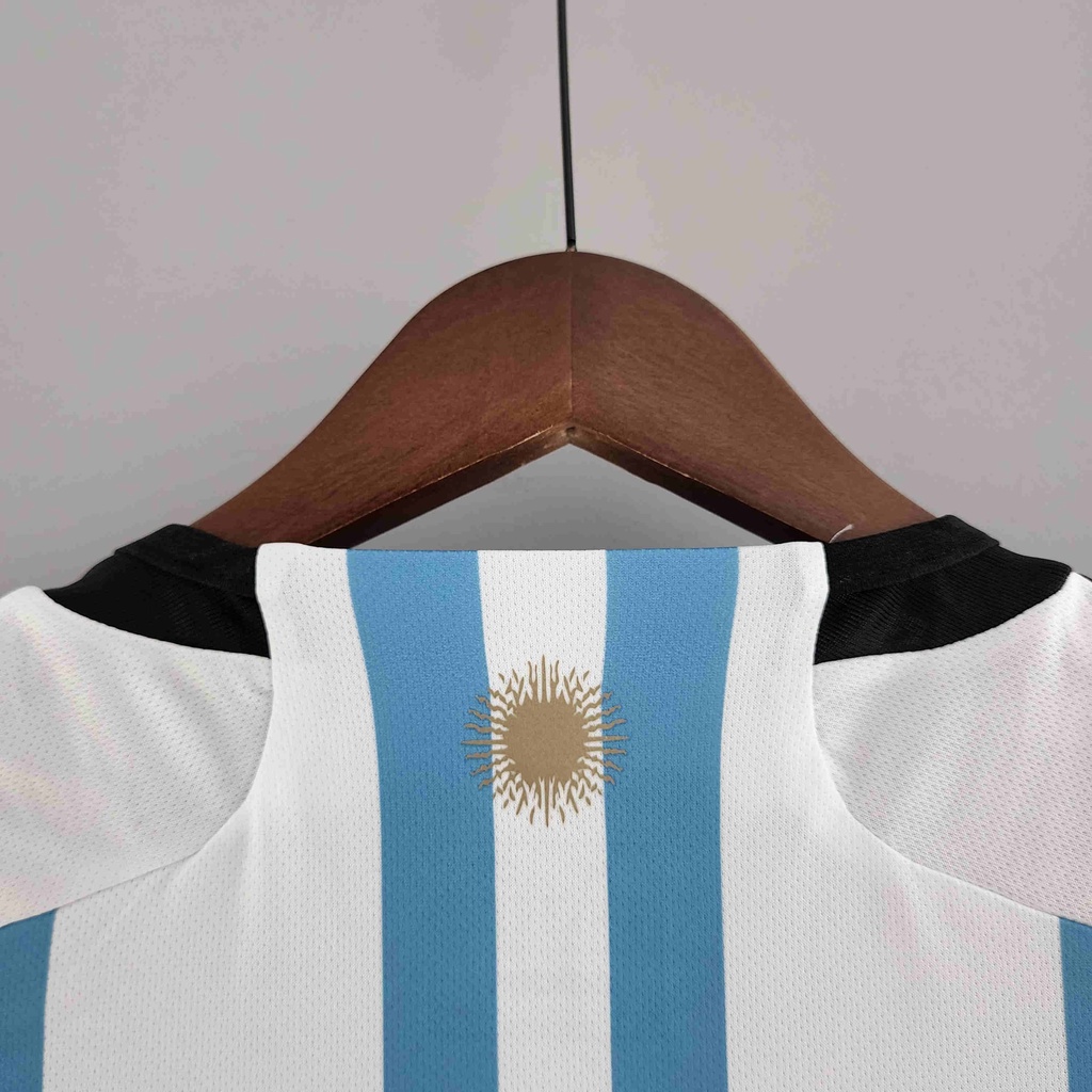 Áo Argentina sân nhà Thái Lan AAA 22-23  Size S-4XL Thêm tên và bản vá áo bóng đá quần áo đá bóng