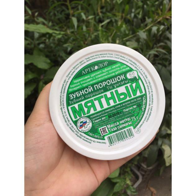 Bột Trắng Răng NGA APTKOJIOP 75G Hương Bạc Hà