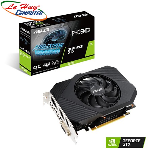 Card Màn Hình - VGA ASUS Phoenix GTX 1650 OC edition 4GB GDDR6 (PH-GTX1650-O4GD6)