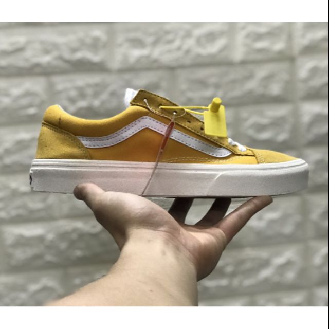 (Ảnh Thật + tuyển ctv) giày thể thao vans old skool màu vàng nam nữ