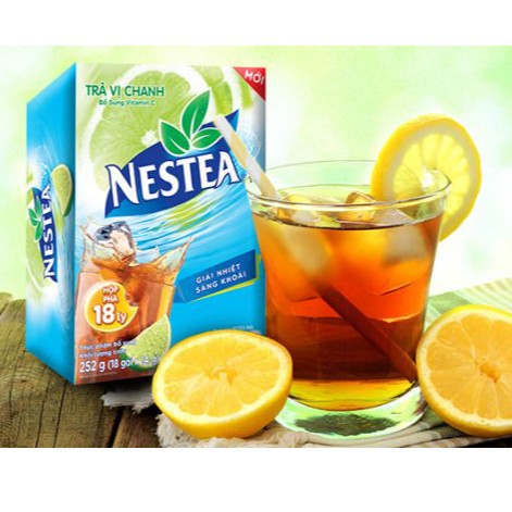 Trà chanh Nestea Hộp 252g (18 gói x 14g)