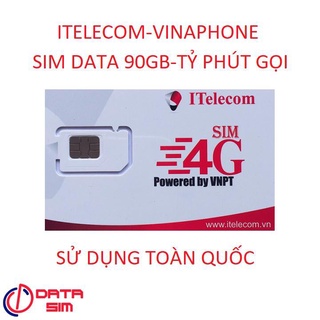 Sim 4G itelecom 90GB gọi vinaphone miễn phí