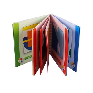 100 Challenge Color Code Puzzle Games Tangram Jigsaw Board Toy