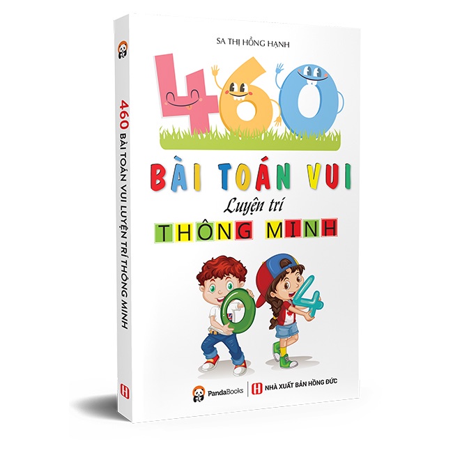 Sách - 460 bài toán vui luyện trí thông minh Pandabooks