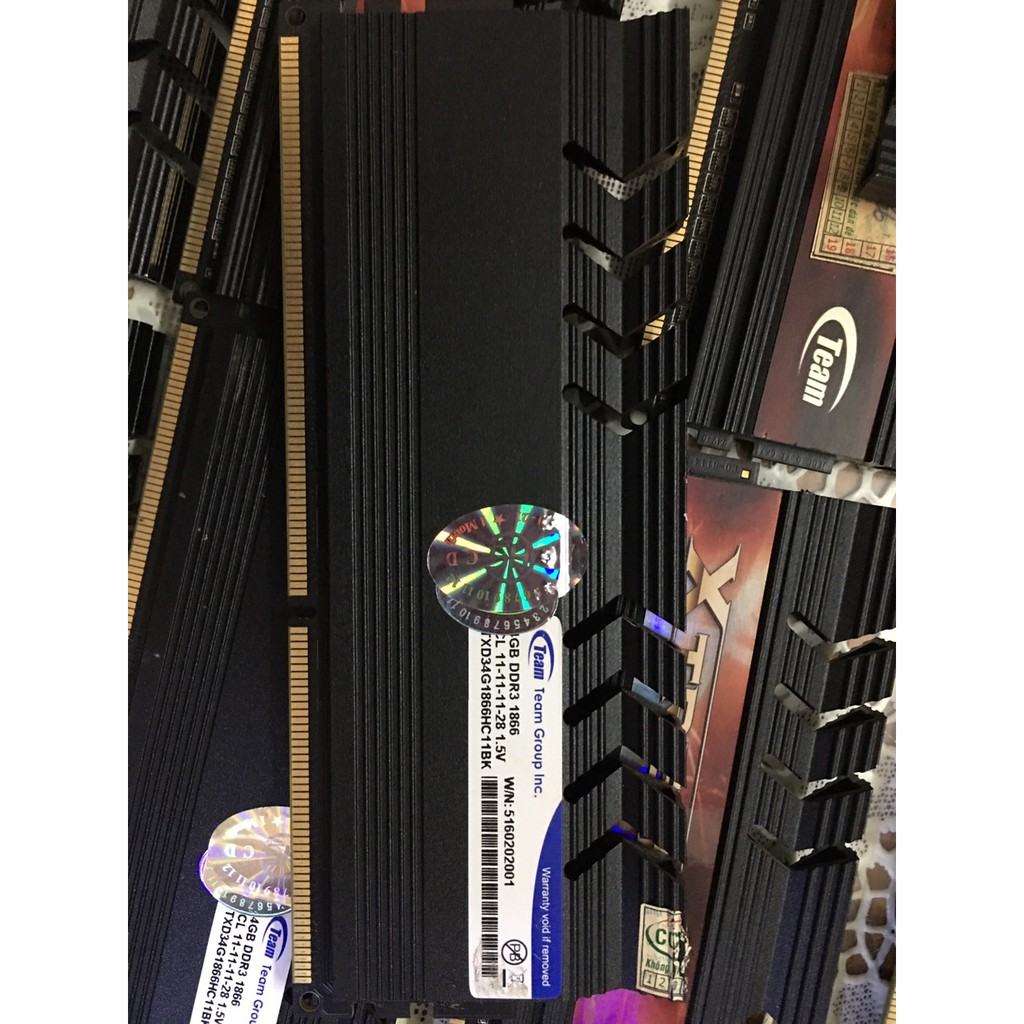 Ram 4G/DDR3/1866 Team Group XTeam Tản Nhiệt HÀNG CHÍNH HÃNG KHÔNG KÉN MAIN - VI TÍNH BẮC HẢI