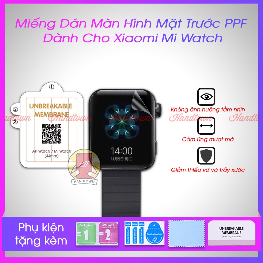 Miếng Dán Màn Hình Mặt Trước PPF Dành Cho Xiaomi Mi Watch