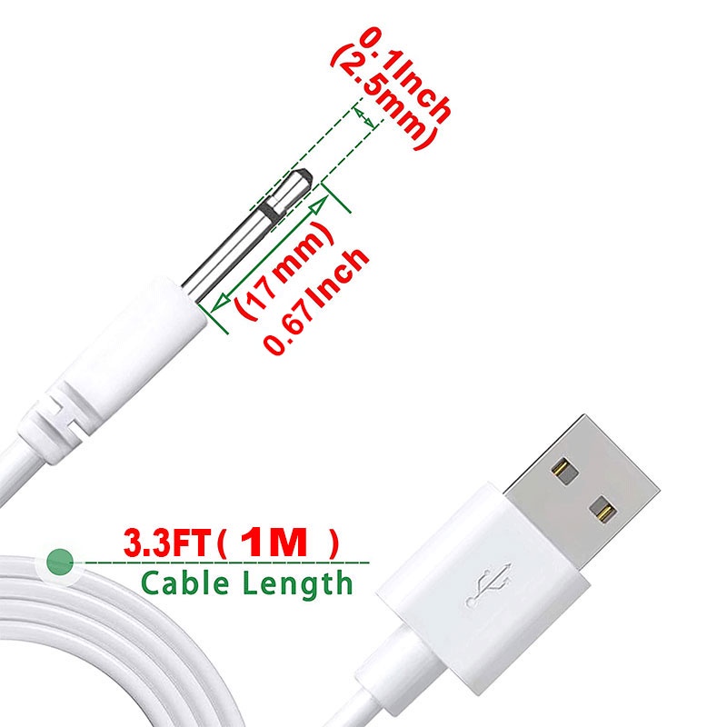 Dây Cáp Chuyển Đổi USB Sang DC 2.5mm Chuyên Dụng