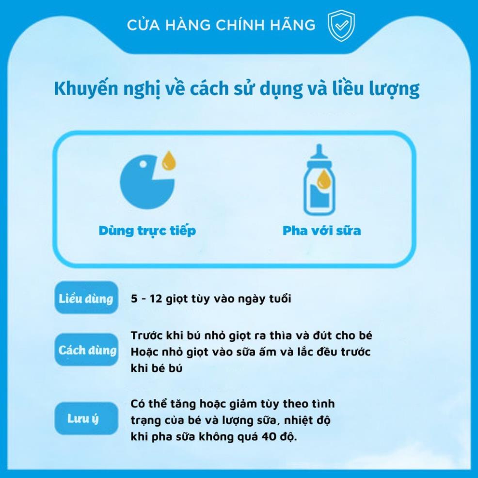 Enzym Lactase Easycol Baby cho trẻ, Men tiêu hóa, Siro bổ sung Enzyme giảm nôn trớ khóc đêm_Hàng nhập khẩu Chính hãng