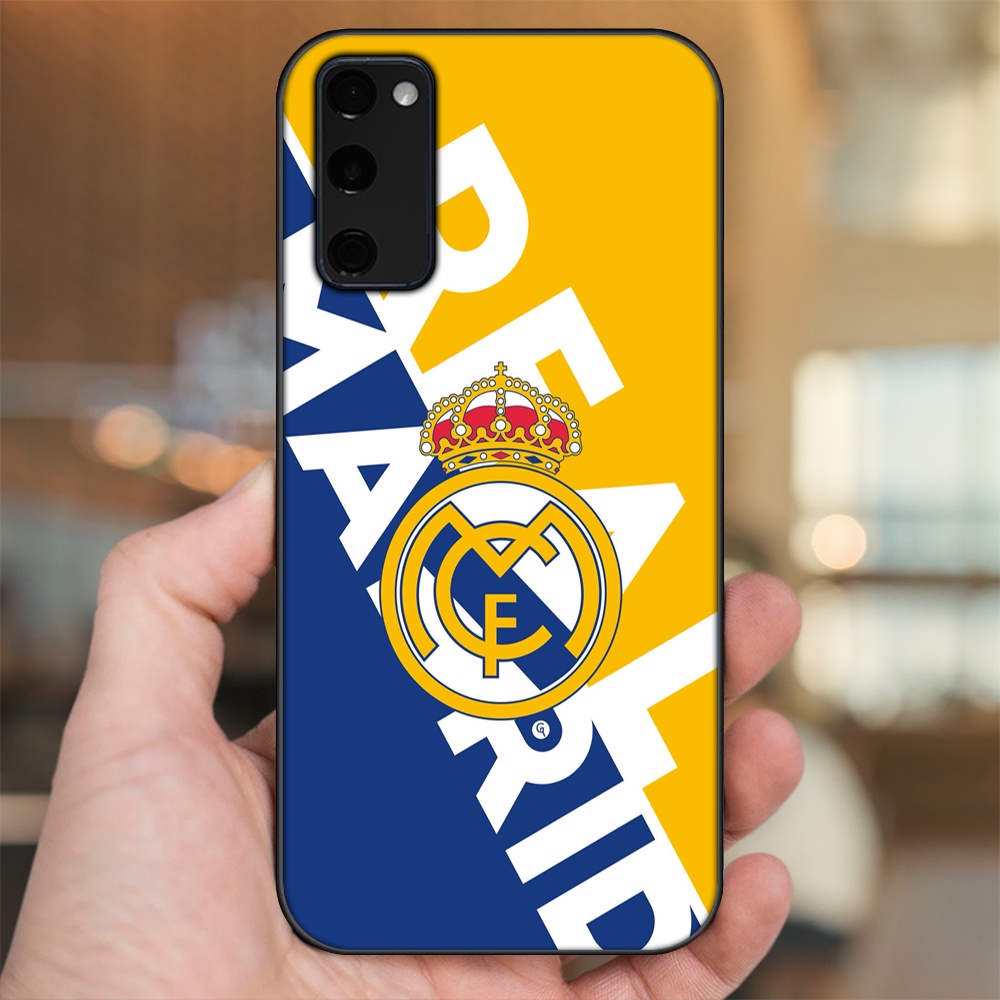 Ốp lưng Samsung S20 FE viền đen in hình Real Madrid