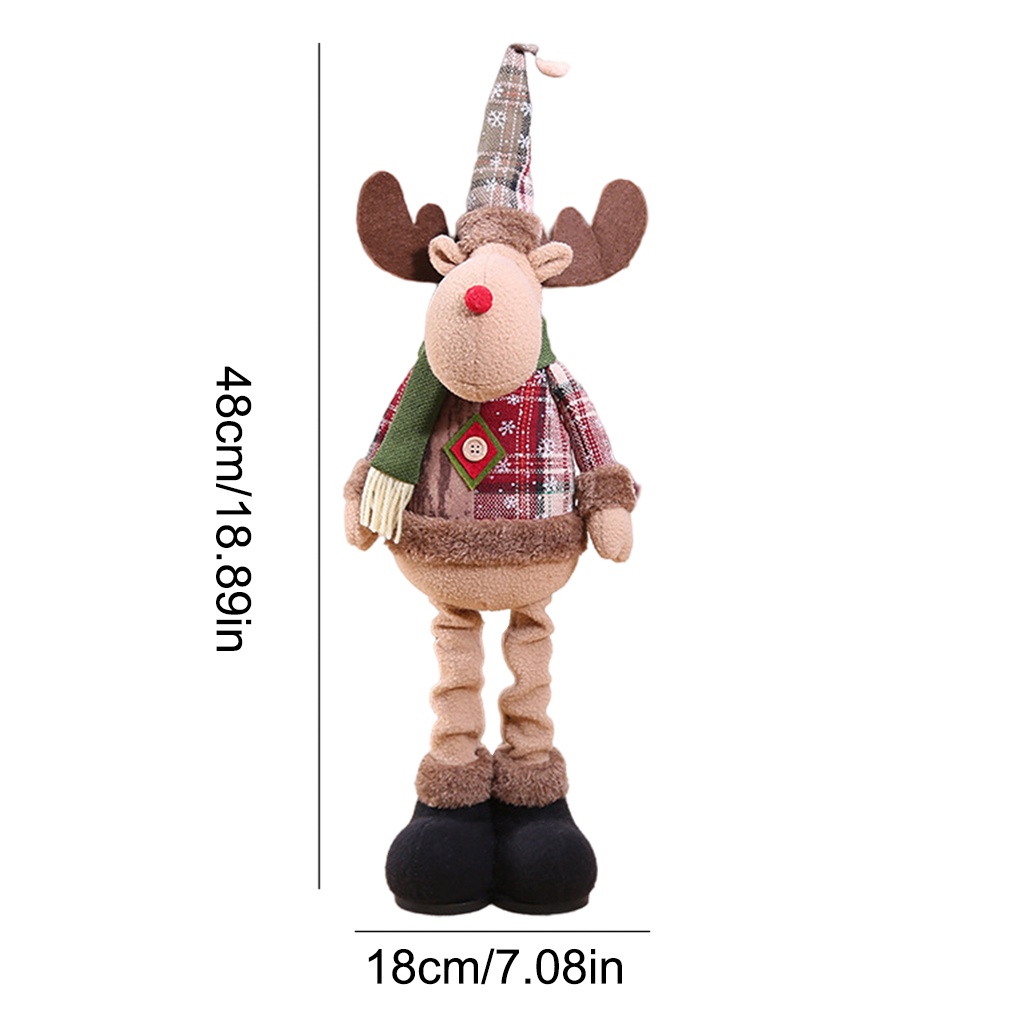 Búp bê trang trí giáng sinh hình ông già noel/người tuyết