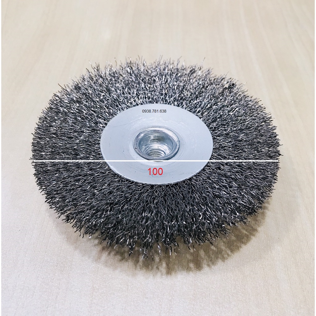 Dĩa Cước Inox Chà Gỉ 100M10