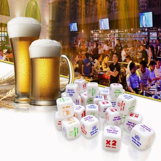 [Chuyên Sỉ SLL]  set 10 viên Xúc xắc uống bia, Xí ngầu uống bia