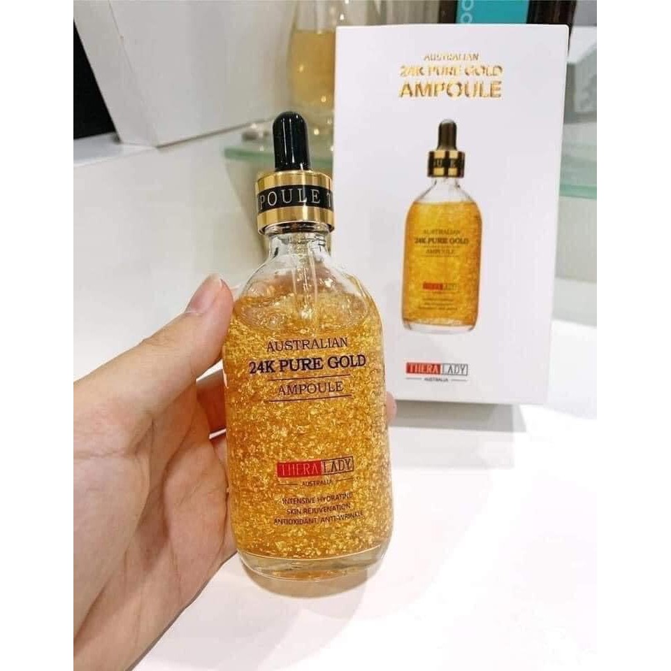 [Mã COS1904 giảm 8% đơn 300K] Serum vàng Australian 24k Pure Gold Ampoule 100ml