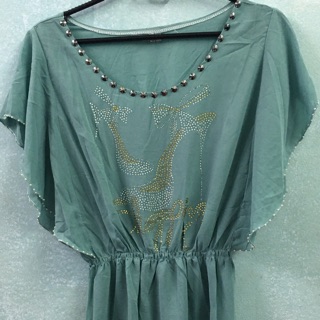 Áo kiểu voan thái Lan cánh dơi