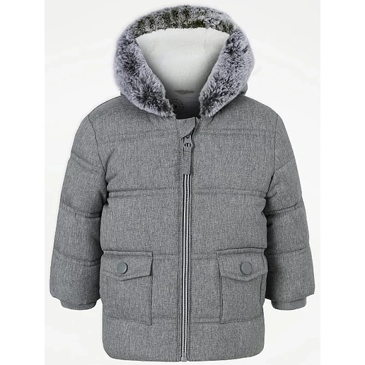 Áo phao nhẹ lót lông bé trai GEOGRE_UK chính hãng sz 9-12m, 12-18m, 18-24m